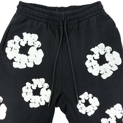 READYMADE×DENIM TEARS COTTON WREATH SWEAT FLARE PANTS サイズM ブラック 22AW スウェットフレアパンツ レディメイド×デニムティアーズ 【100061472007】