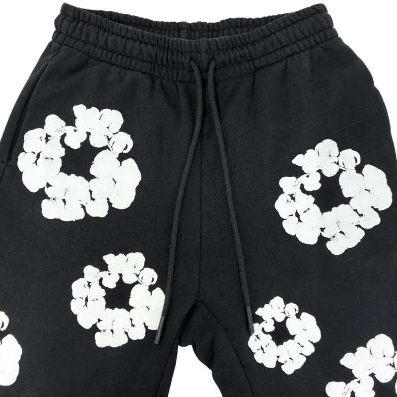 READYMADE×DENIM TEARS COTTON WREATH SWEAT FLARE PANTS サイズM ブラック 22AW スウェットフレアパンツ レディメイド×デニムティアーズ 【100061472007】