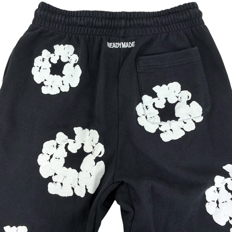 READYMADE×DENIM TEARS COTTON WREATH SWEAT FLARE PANTS サイズM ブラック 22AW スウェットフレアパンツ レディメイド×デニムティアーズ 【100061472007】