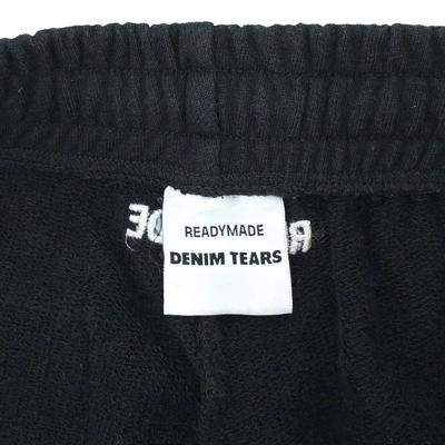 READYMADE×DENIM TEARS COTTON WREATH SWEAT FLARE PANTS サイズM ブラック 22AW スウェットフレアパンツ レディメイド×デニムティアーズ 【100061472007】