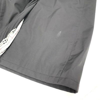BURBERRY BLACK LABEL(バーバリーブラックレーベル) ステンカラーコート Lサイズ ブラック BMA29-106-09 メンズ 【100061546005】