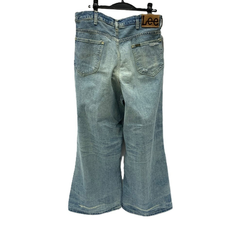 Lee(リー)ビームス別注 クラッシュデニムパンツ LB0545 サイズ32 BLUE ダメージ加工 メンズ 【100061610005】