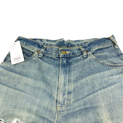 Lee(リー)ビームス別注 クラッシュデニムパンツ LB0545 サイズ32 BLUE ダメージ加工 メンズ 【100061610005】
