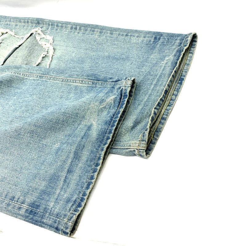 Lee(リー)ビームス別注 クラッシュデニムパンツ LB0545 サイズ32 BLUE ダメージ加工 メンズ 【100061610005】