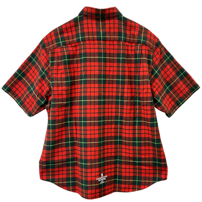 Supreme×UNDER COVER 半袖フランネルシャツ Red Plaid サイズM 23SS シュプリーム×アンダーカバー 【100061703002】