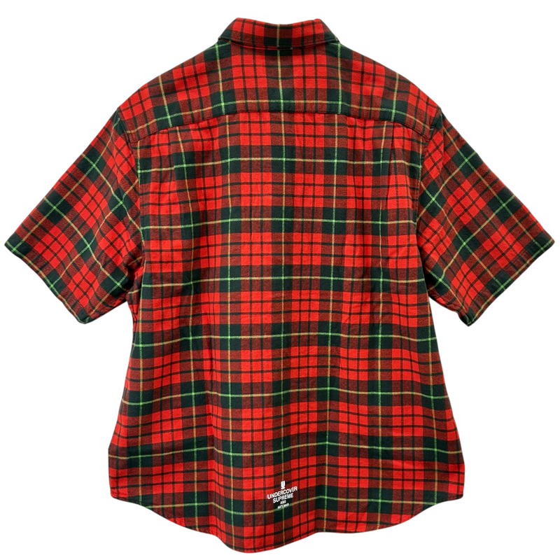Supreme×UNDER COVER 半袖フランネルシャツ Red Plaid サイズM 23SS シュプリーム×アンダーカバー 【100061703002】