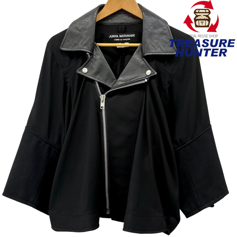 JUNYA WATANABE COMME des GARCONS 変形ライダース JH-J027 サイズS ブラック ジュンヤワタナベ コムデギャルソン 【100061896006】
