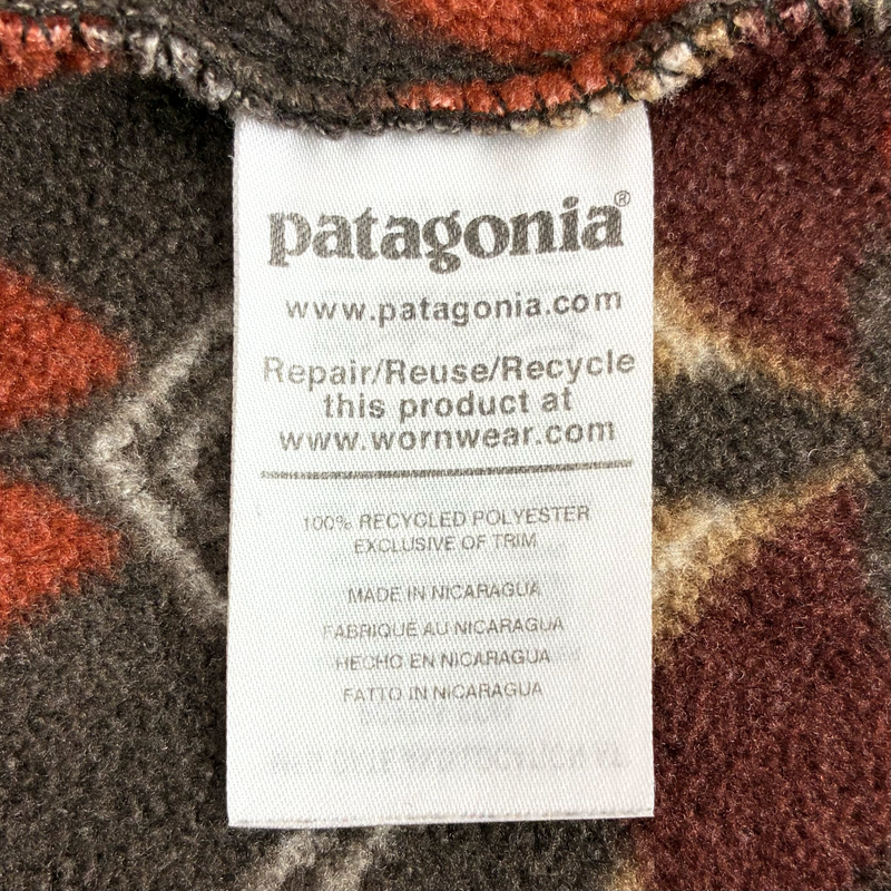 patagonia シンチラ スナップT ネイティブ柄 STY25580FA20 サイズS ブラウン パタゴニア 【100062081006】