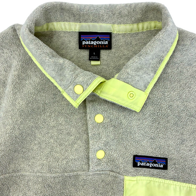 patagonia シンチラ スナップT STY25455FA21 サイズL グレージュ×イエロー パタゴニア 【100062082006】