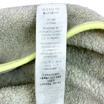 patagonia シンチラ スナップT STY25455FA21 サイズL グレージュ×イエロー パタゴニア 【100062082006】