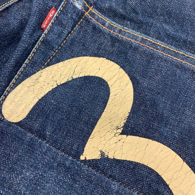 EVISU(エヴィス)　lot.2012 カモメ×ニコチャン　デニムパンツ　サイズ32×35 メンズ 【100062235005】