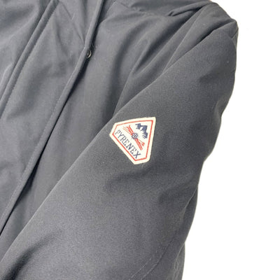 PYRENEX(ピレネックス)　ボルドー　ラクーンファー付きダウンコート　サイズJP40（M～L）ブラック レディース 【100062250005】