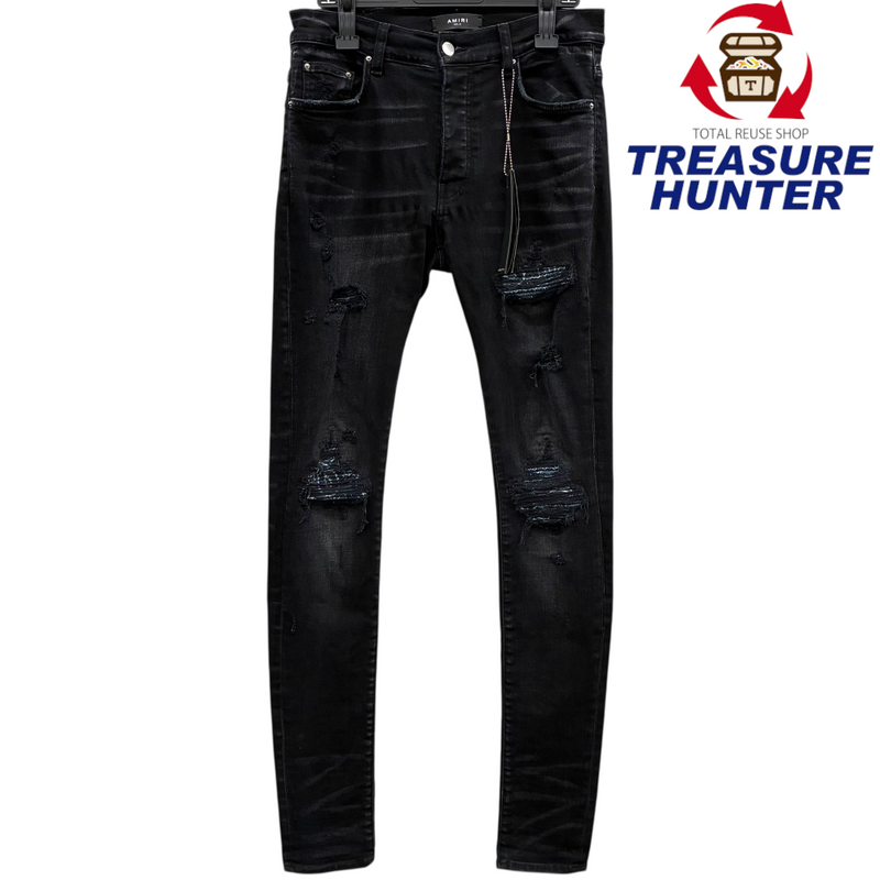 AMIRI BANDANA MX1 ジーンズ AW22MDS012023 サイズ31(約Mサイズ相当) エイジドブラック アミリ 【100062303008】
