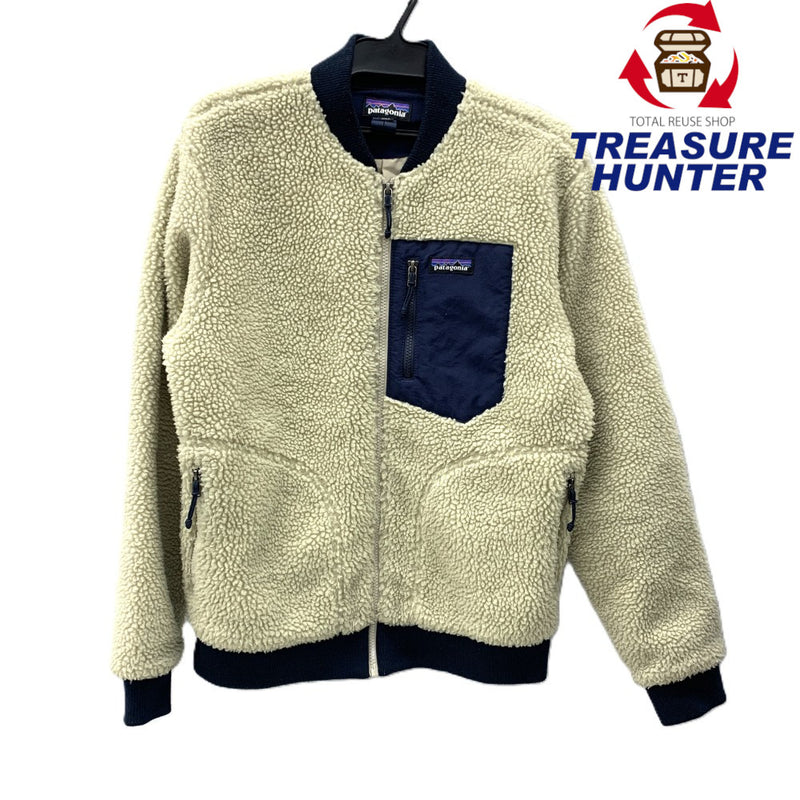 patagonia（パタゴニア） レトロX ボンバージャケット　サイズS  アイボリー×ネイビー STY22830 メンズアウター 【100062314005】