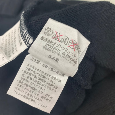 HYSTERIC GLAMOUR(ヒステリックグラマー) COMIC WOMAN pt スウェット サイズL ブラック メンズ トップス 【100062327003】