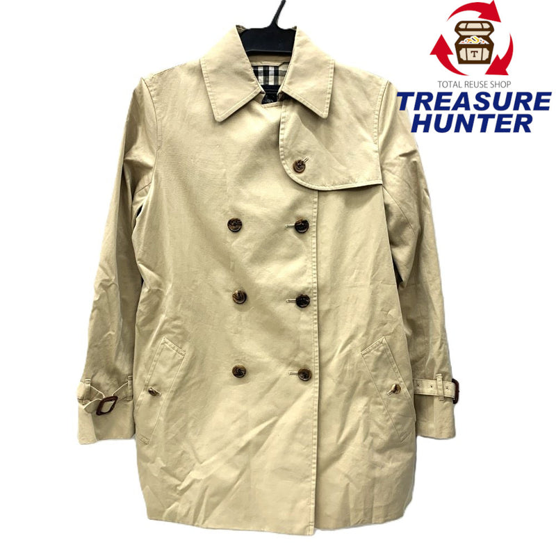 BURBERRY LONDON トレンチコート　サイズ38　M相当　ベージュ　FRA43-100-51  レディース 【100062427005】