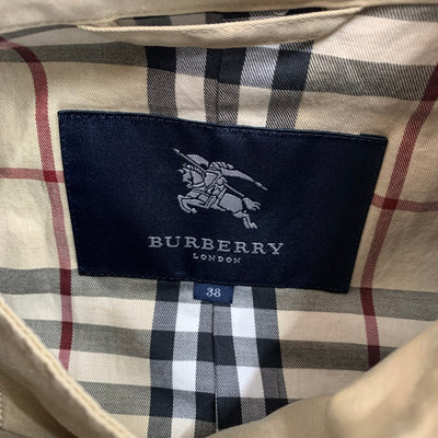 BURBERRY LONDON トレンチコート　サイズ38　M相当　ベージュ　FRA43-100-51  レディース 【100062427005】
