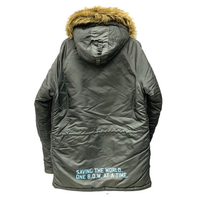 ALPHA INDUSTRIES フライトジャケット　サイズXL　カーキ　バイオハザード　リベレーションズ　アンベールド　エディション　メンズ 【100062428005】