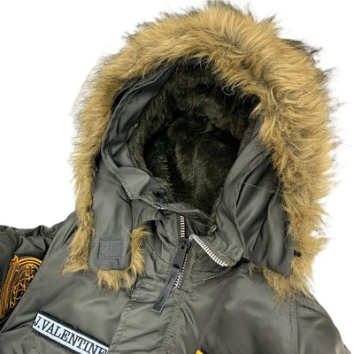 ALPHA INDUSTRIES フライトジャケット　サイズXL　カーキ　バイオハザード　リベレーションズ　アンベールド　エディション　メンズ 【100062428005】