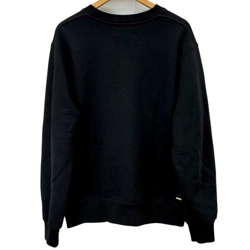 AMIRI センターロゴ スウェット SR1PXMJL006SAMSTH サイズM ブラック アミリ 【100062434008】