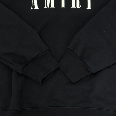 AMIRI センターロゴ スウェット SR1PXMJL006SAMSTH サイズM ブラック アミリ 【100062434008】