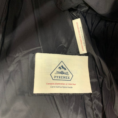 PYRENEX(ピレネックス)　ボルドー　ラクーンファー付きダウンコート　サイズJP38（M）ブラック レディース 【100062475005】