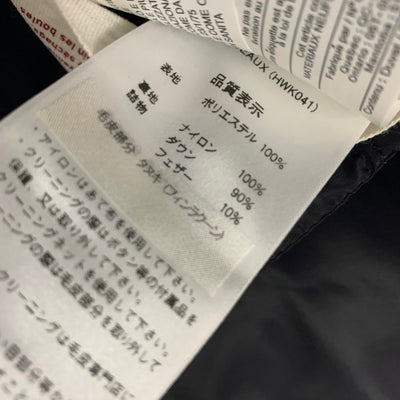 PYRENEX(ピレネックス)　ボルドー　ラクーンファー付きダウンコート　サイズJP38（M）ブラック レディース 【100062475005】