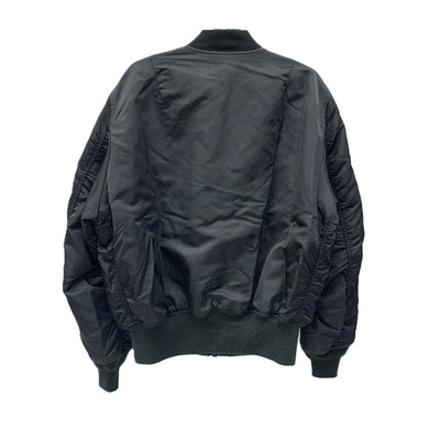 ALPHA INDUSTRIES（アルファ　インダストリーズ） フライトジャケット　サイズL　ブラック/オレンジ　2000-401　MA-1 メンズ 【100062563005】