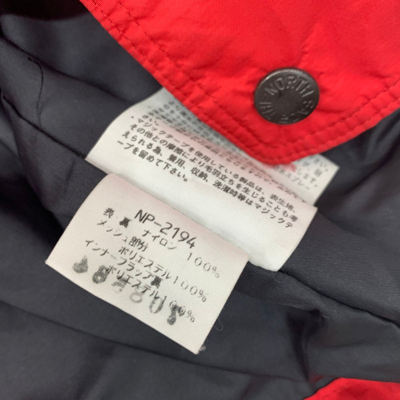 THE NORTH FACE(ザ・ノースフェイス)　ゴアテックス　マウンテンパーカー　サイズM レッド　NP-2194 メンズ 【100062582005】