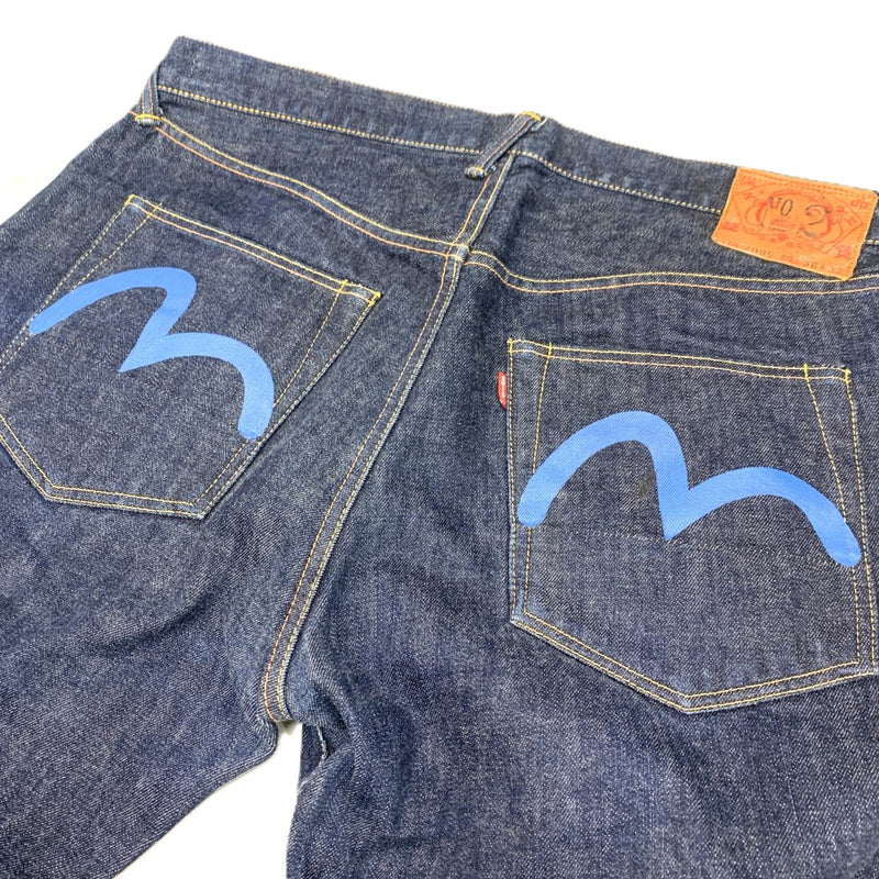 EVISU(エヴィス)　2000 No.2　 ブルーカモメ　デニムパンツ　サイズ38×35 メンズ 【100062599005】