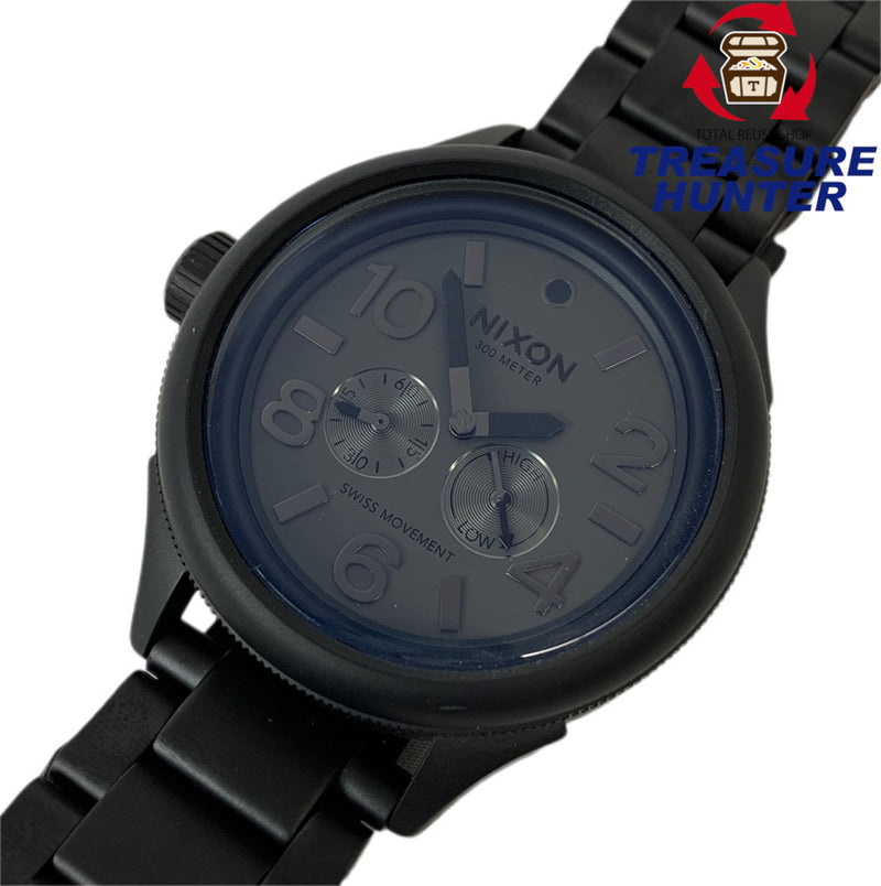 NIXON 腕時計 A474-1062 オクトバータイド クォーツ 3気圧防水 ブラック ステンレススチール ニクソン メンズ 【101009410008】