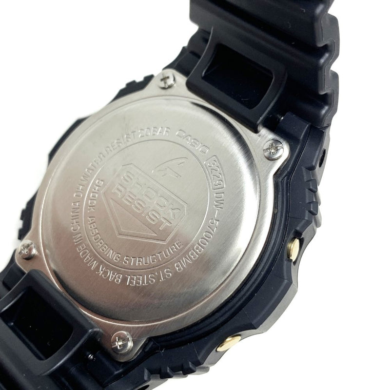 G-SHOCK  デジタル腕時計 DW-5700BBMB-1 ブラックー/メタリックゴールド文字盤 クォーツ ２０気圧防水 カシオ 【101021499005】