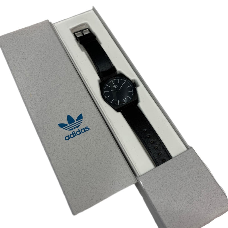 adidas 腕時計 Z05756-00 オールブラック 黒文字盤 PROCESS L1 クォーツ アディダス レディース メンズ 未使用  【101036843005】