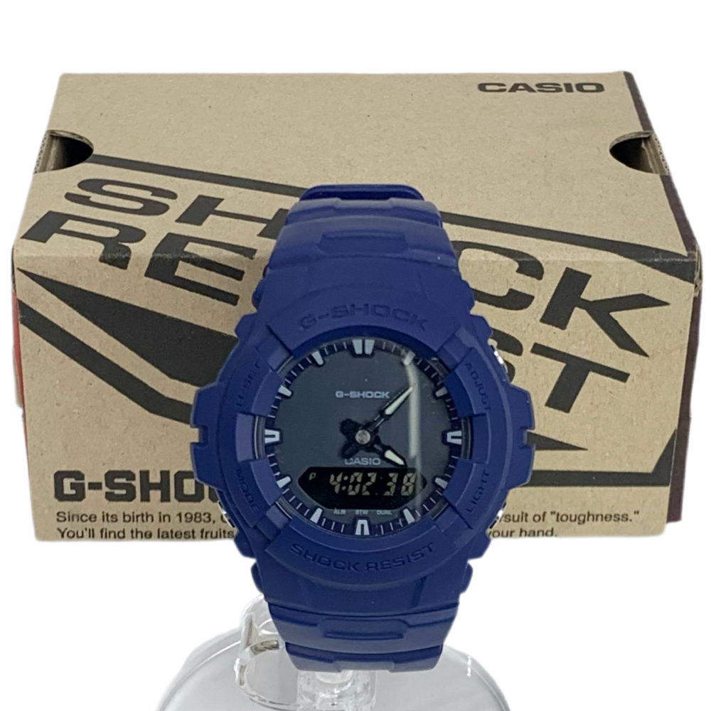 CASIO G-SHOCK 腕時計 G-100CU-2AJF クォーツ 20気圧防水 ネイビー カシオ 【101037538007】 –  【トレジャーハンター】京都・滋賀・岐阜で出張・店舗買取致します。
