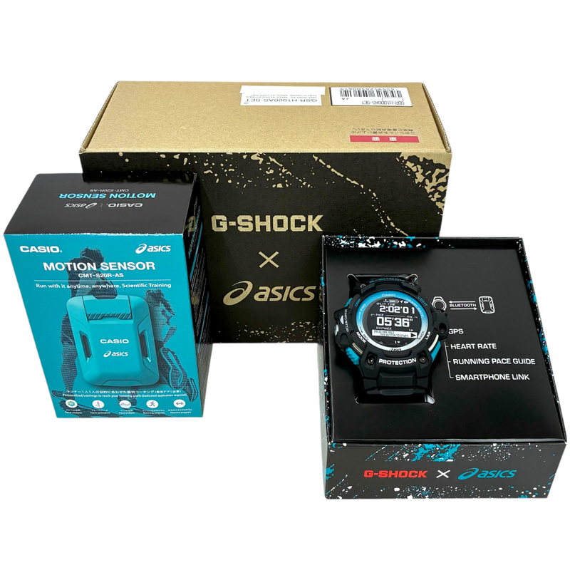 CASIO×asics G-SHOCK クォーツ 腕時計 モーションセンサーセット GSR-H1000AS-SET 20気圧防水 カシオ×アシックス 【101042142002】