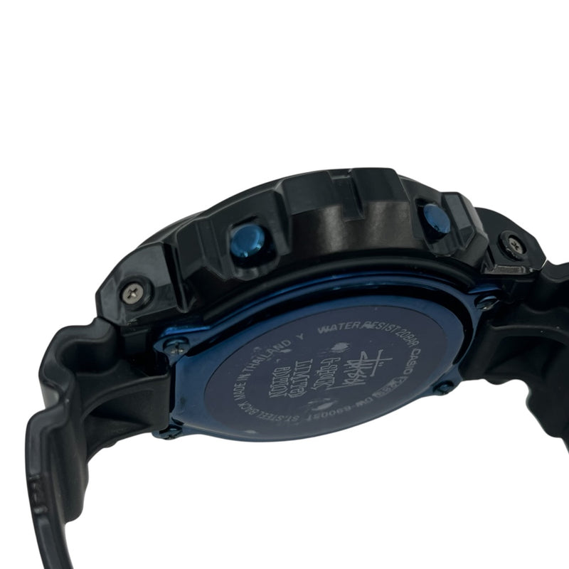 未使用品 G-SHOCK×STUSSY 腕時計 クォーツ STUSSY設立30周年記念コラボ DW-6900ST 20気圧防水 ケース付き 【101044109002】