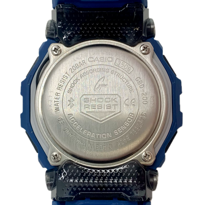 CASIO G-SHOCK 腕時計 GBD-200-2JF ブルー モバイルリンク 20気圧防水 カシオ 【101044197006】