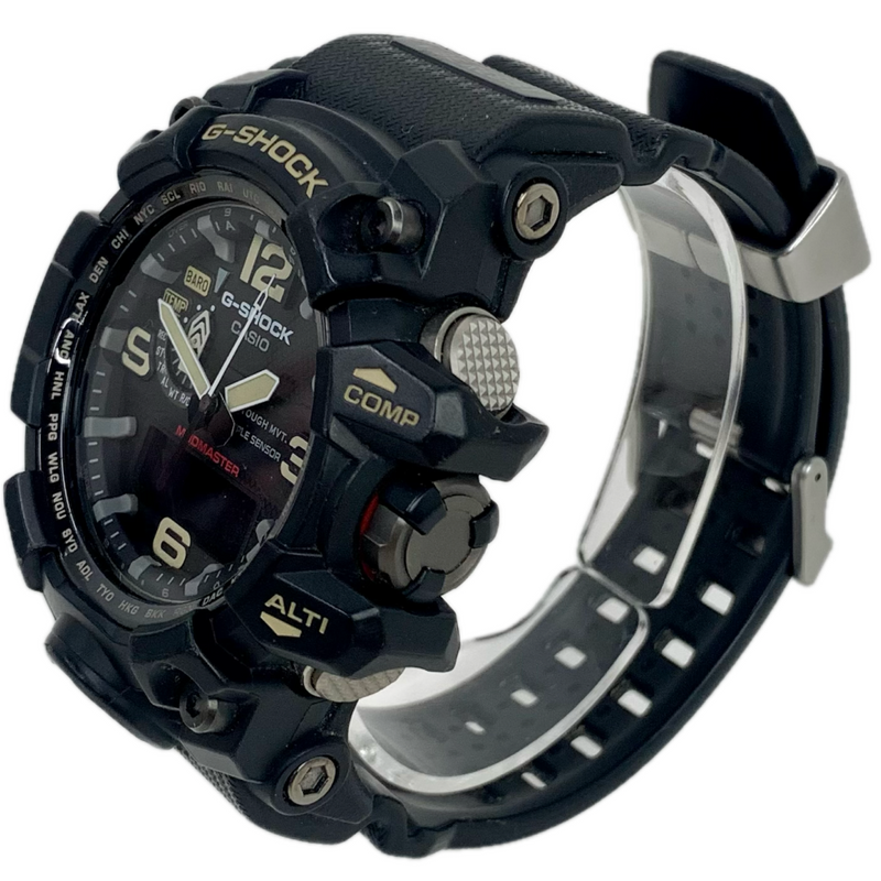 CASIO G-SHOCK タフソーラー 腕時計 MASTER OF G-LAND MUDMASTER GWG-1000 ブラック×グレー カシオ 【101044401006】