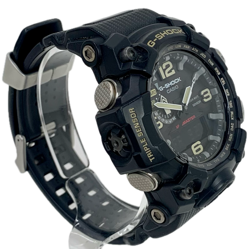 CASIO G-SHOCK タフソーラー 腕時計 MASTER OF G-LAND MUDMASTER GWG-1000 ブラック×グレー カシオ 【101044401006】