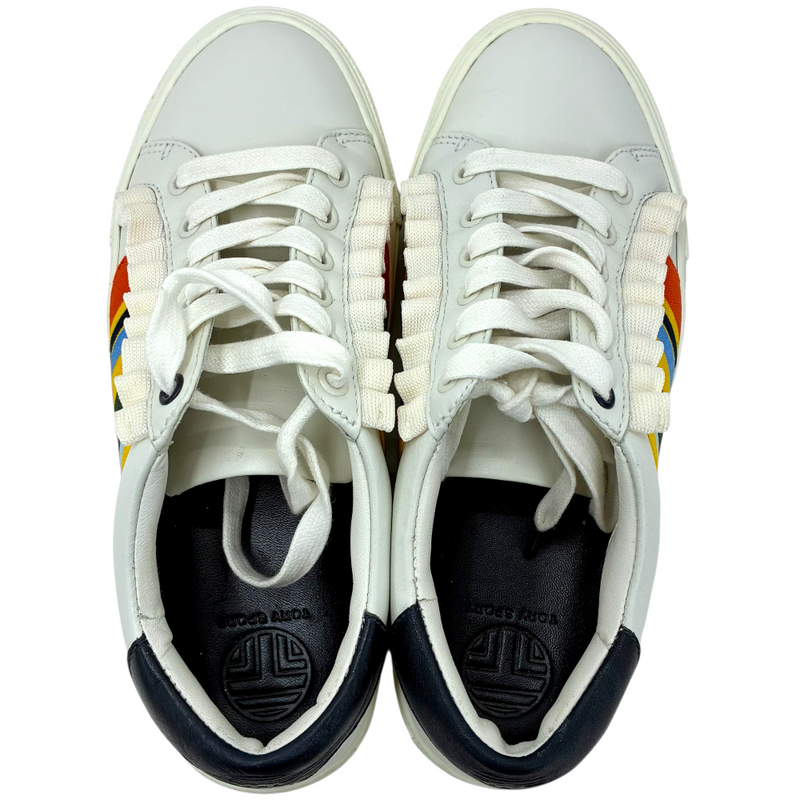 TORY BURCH Tory Sports ラッフルスニーカー フリル 48494 サイズ22cm マルチカラー トリーバーチ 【101045623002】