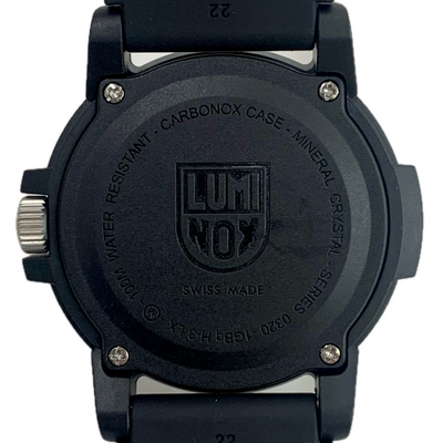 LUMINOX 腕時計 0320-1GBq ブラック×ホワイト ルミノックス 【101050452006】