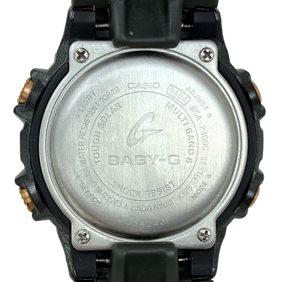 CASIO BABY-G 電波ソーラー 腕時計 BGA-2300G-3 カーキ 10気圧防水 カシオ 【101051607007】