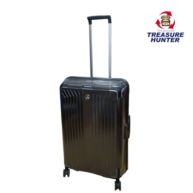 中古 Mercedes-Benz×Samsonite ライトボックス スピナー69 スーツケース 75L ベンツ サムソナイト ブラック 69.0 x 46.0 x 27.0 cm 【101051849002】