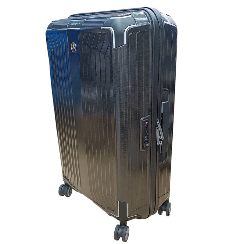 中古 Mercedes-Benz×Samsonite ライトボックス スピナー69 スーツケース 75L ベンツ サムソナイト ブラック 69.0 x 46.0 x 27.0 cm 【101051849002】