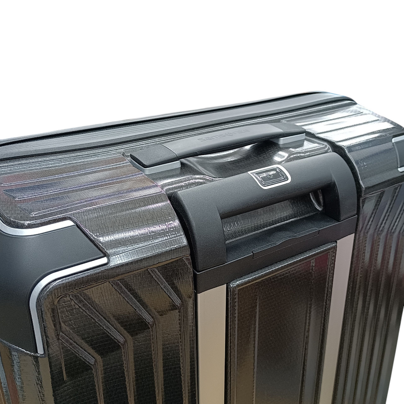 中古 Mercedes-Benz×Samsonite ライトボックス スピナー69 スーツケース 75L ベンツ サムソナイト ブラック 69.0 x 46.0 x 27.0 cm 【101051849002】