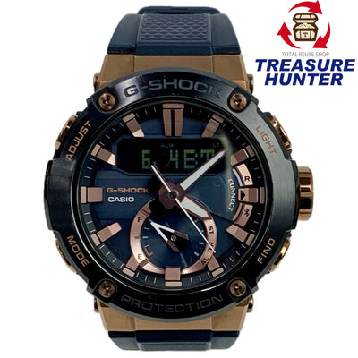 CASIO G-SHOCK G-STEEL Carbon Core Guard タフソーラー 腕時計 GST-B200G-2 モバイルリンク 20気圧防水 カシオ 【101053486007】