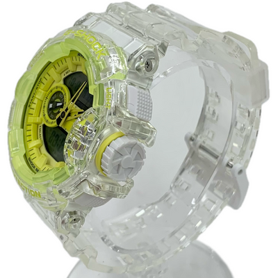 CASIO G-SHOCK クォーツ 腕時計 GA-400SK-1A9DR クリアスケルトン×イエロー アナデジ 20気圧防水 カシオ 【101053631007】