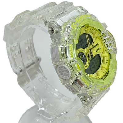 CASIO G-SHOCK クォーツ 腕時計 GA-400SK-1A9DR クリアスケルトン×イエロー アナデジ 20気圧防水 カシオ 【101053631007】