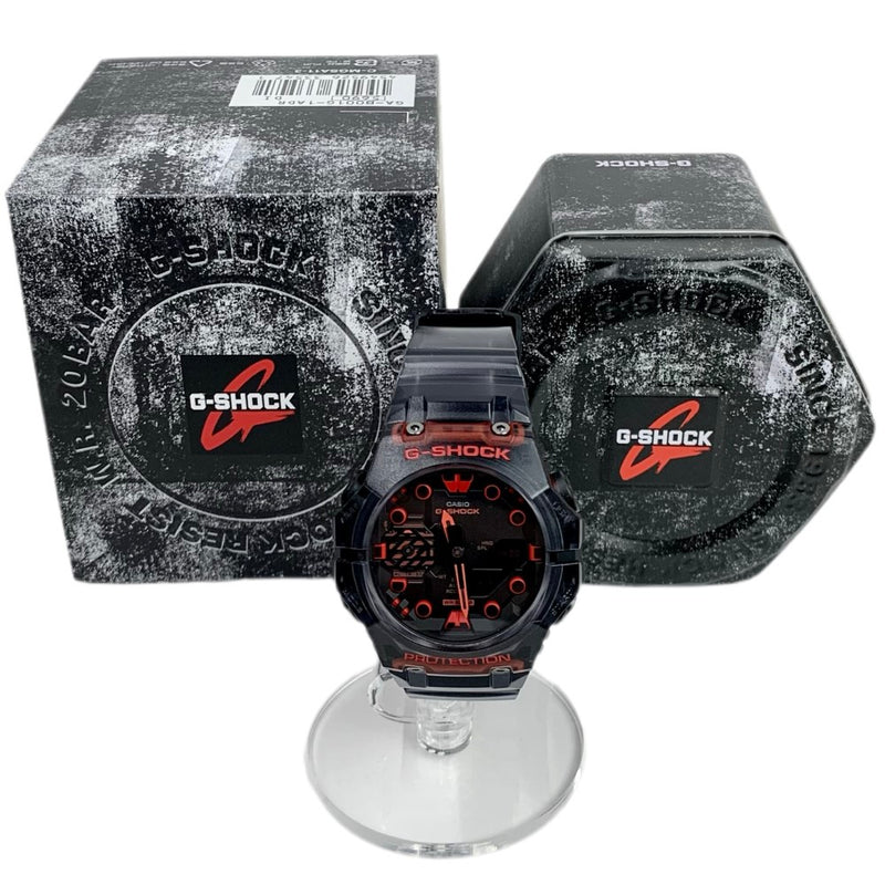 CASIO G-SHOCK 腕時計 GA-B001G デジアナシリーズ スケルトンカラー レッド クォーツ 20気圧防水 Bluetooth搭載 カシオ 【101054213005】
