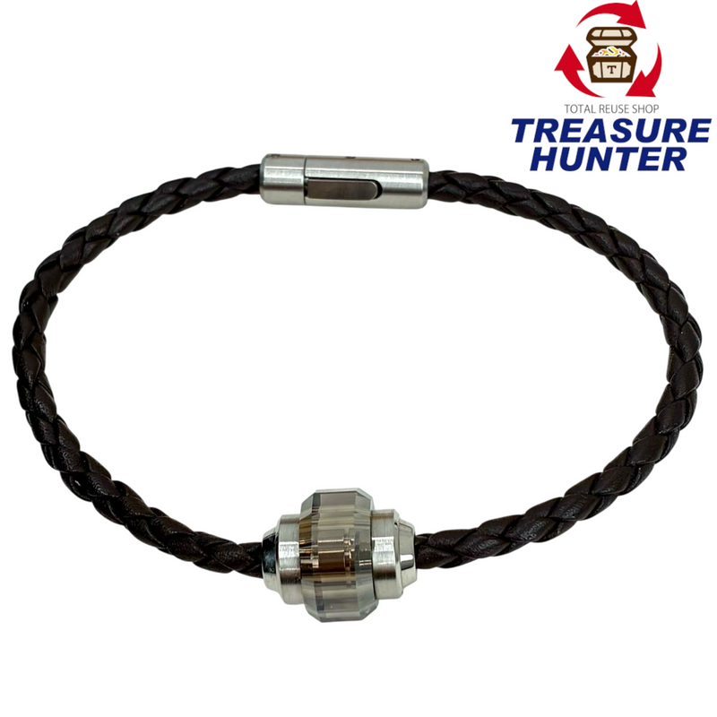 SWAROVSKI Revolution Leather Brown ブレスレット サイズM スワロフスキー 【101055976007】